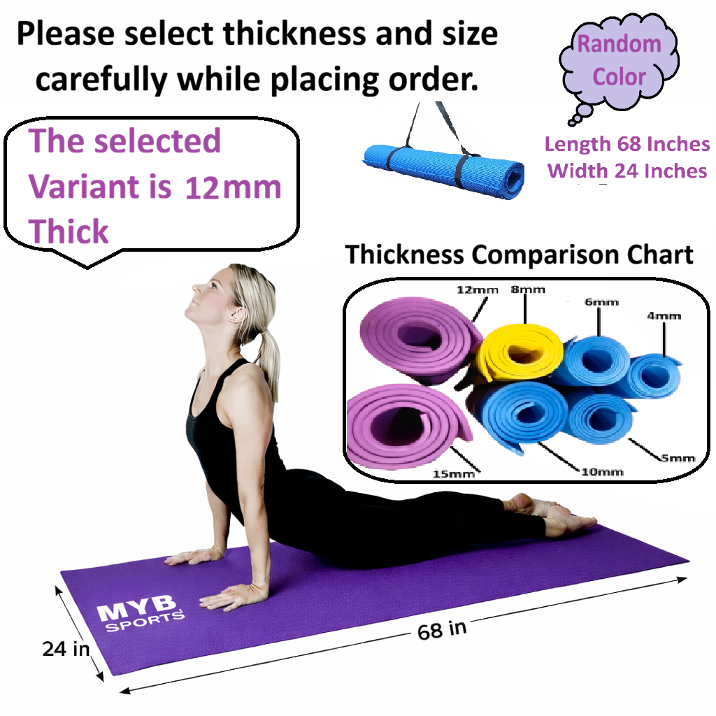12mm Yoga Mat - Image 4