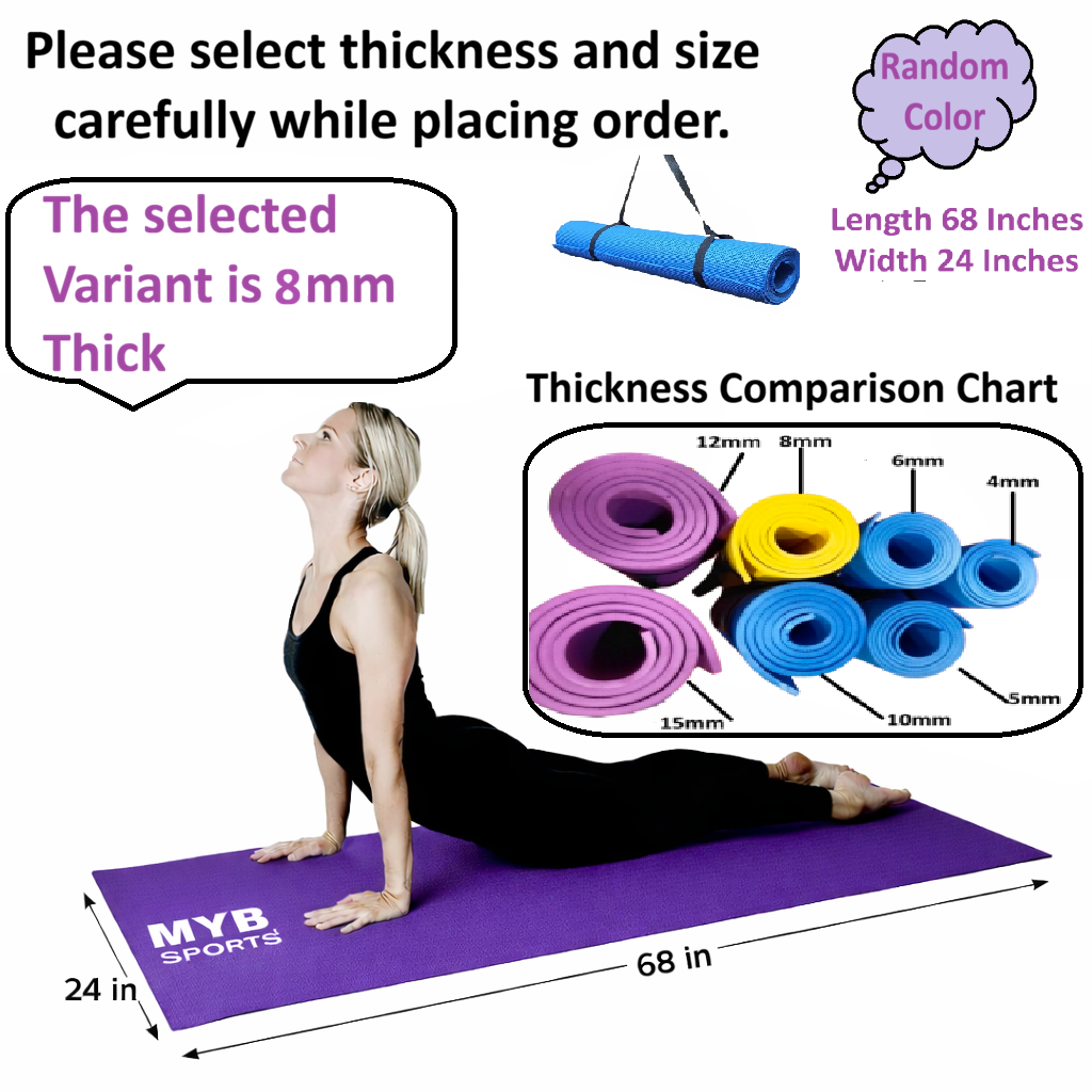 8mm Yoga Mat - Image 2